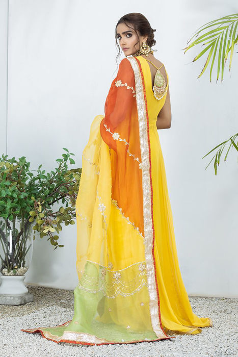 Gota Dupatta Yellow