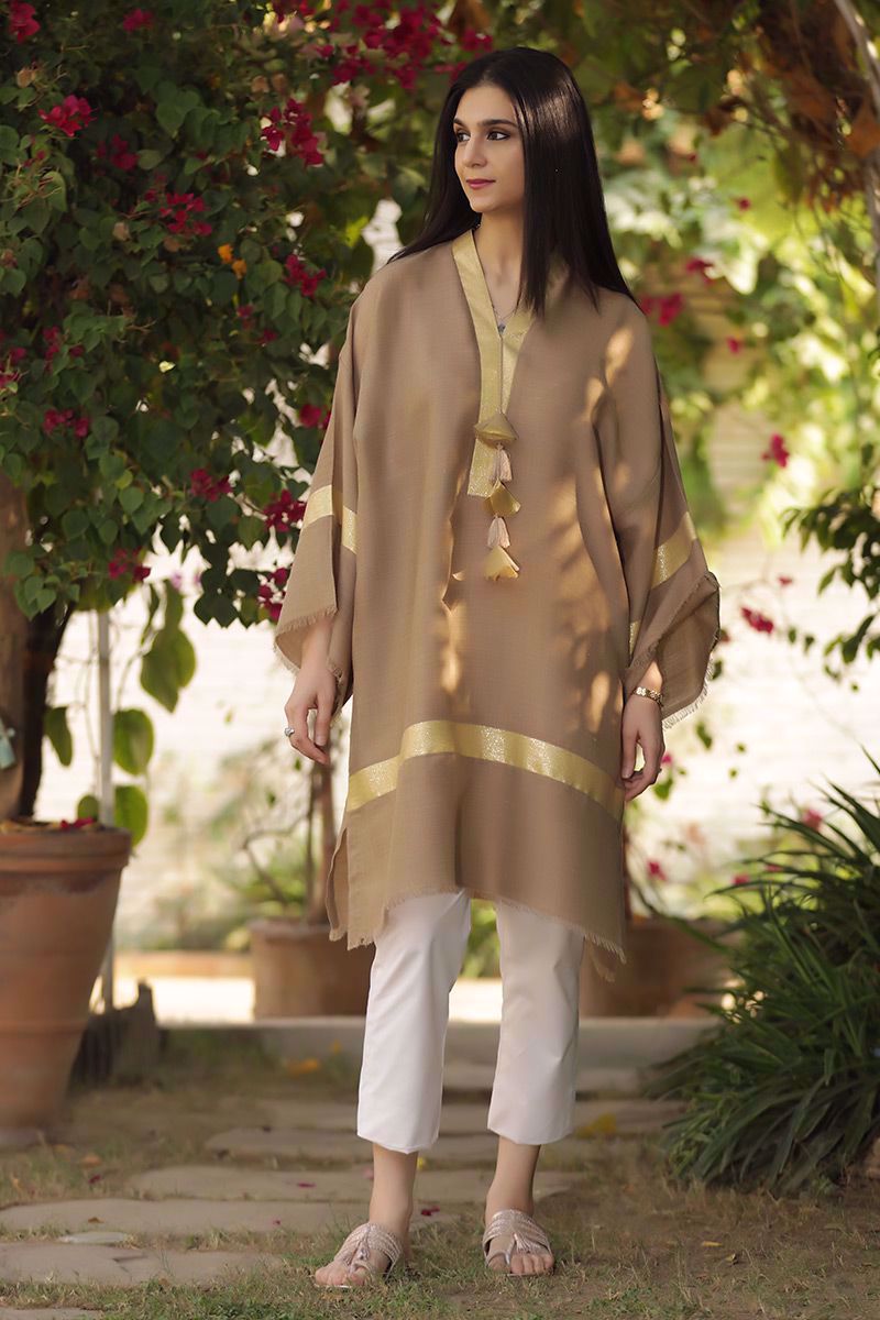 Picture of Fawn shawl shirt