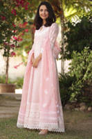 Picture of Chikankari angarkha  with dupatta