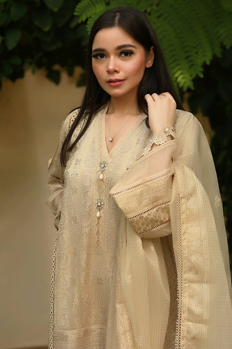 Picture of Chikankari Gold with Dupatta