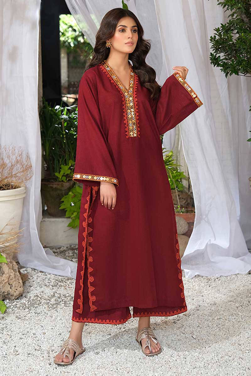 Picture of Rustic Maroon with pants