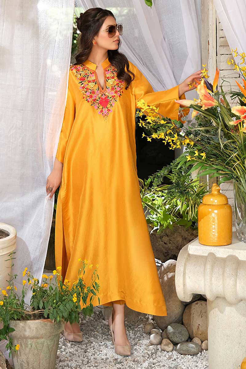 Picture of Kashmiri silk with pants