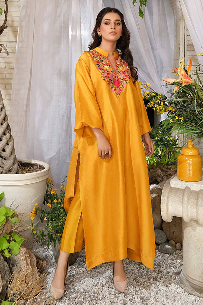 Picture of Kashmiri silk with pants