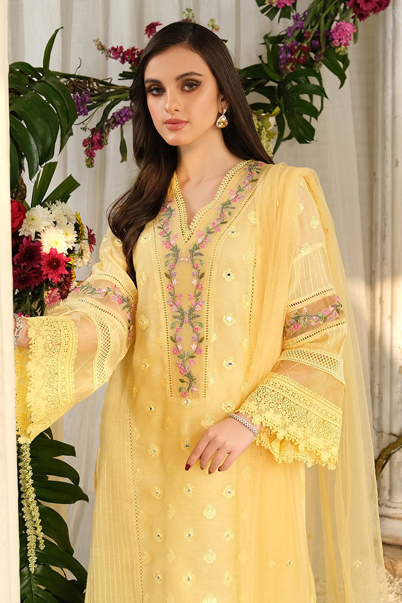 Picture of Mirror Lemon Rose with Slip and Pants