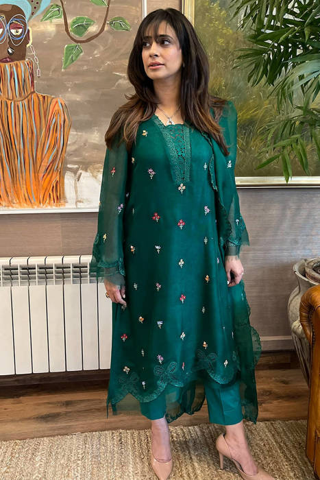 Multi Bow Long Emerald