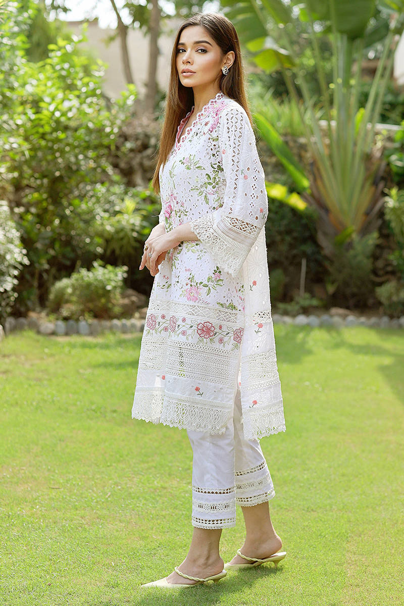 Picture of Pink Floral Chikan