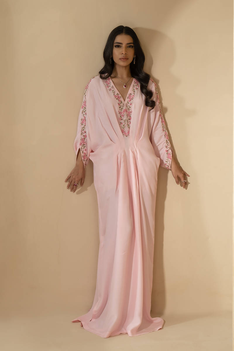 h m ramadan collection pink kaftan