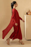 Picture of Rust silk with pants