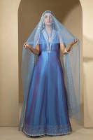 Picture of Silver Ice Gown With Lehnga