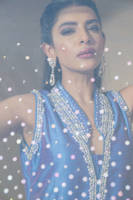 Picture of Silver Ice Gown With Lehnga