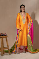 Picture of Mari Gold Shirt with pants