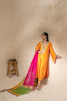 Picture of Mari Gold Shirt with pants