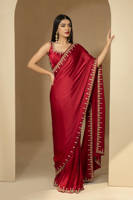 Picture of Maroon Saree