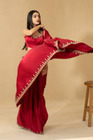 Picture of Maroon Saree