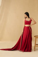 Picture of Maroon Saree