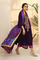 Picture of Festive Velvet Phiran With Pants