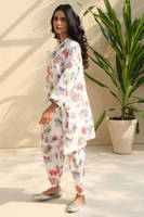 Picture of Blue Floral Printed Set Khadar