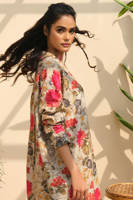 Picture of Red Floral Print Khadar