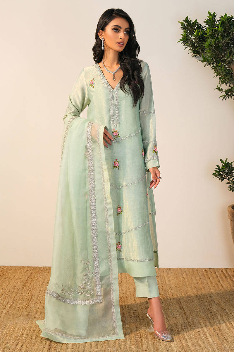 Picture of Mint Rose With Dupatta And Pants