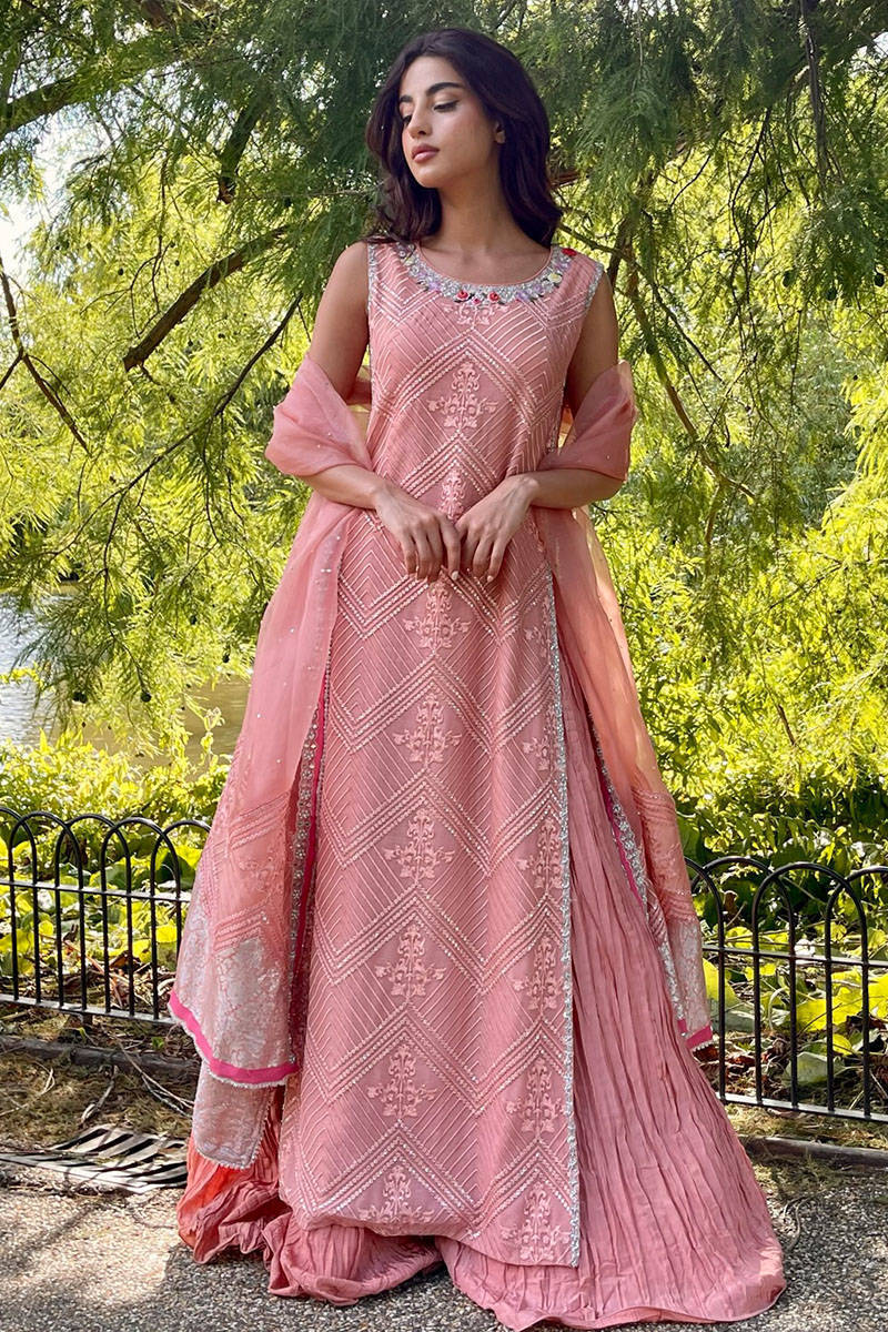 Picture of Pink Sparkle with Dupatta