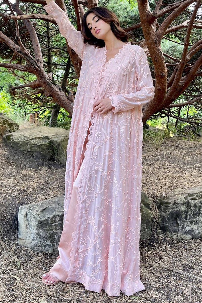 Picture of Pearl Encrusted Jacket Pink