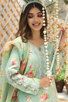 Picture of Aqua Floral with Shalwar