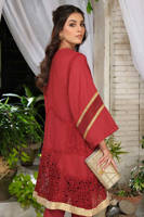 Picture of Red Chandbali with Pants