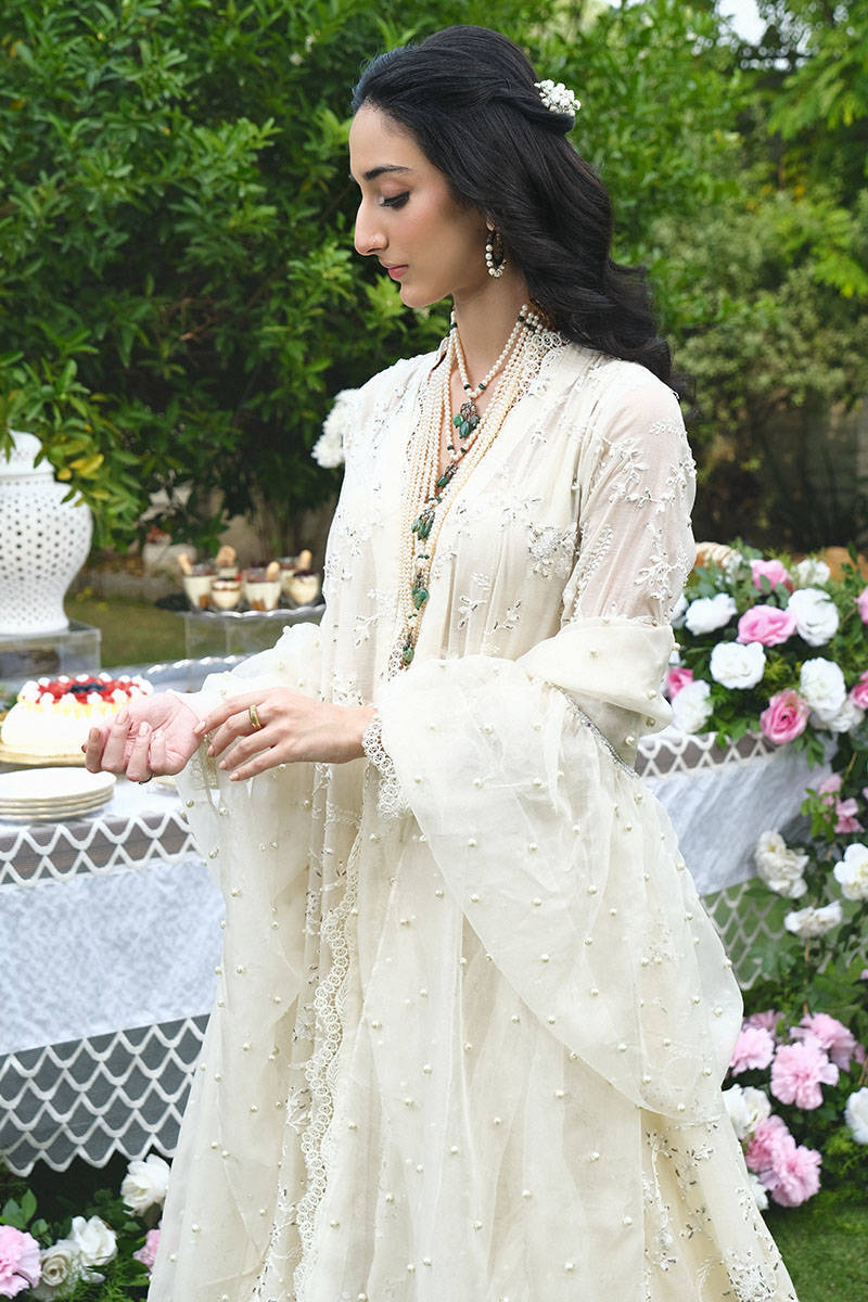 Picture of Pearl Encrusted Jacket With Lehnga Choli
