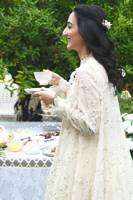 Picture of Pearl Encrusted Jacket With Lehnga Choli