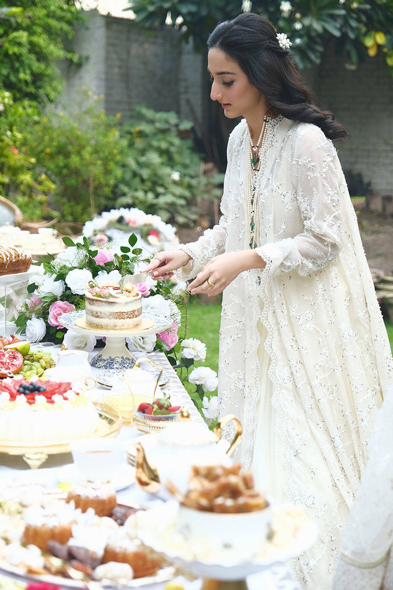 Picture of Pearl Encrusted Jacket With Lehnga Choli