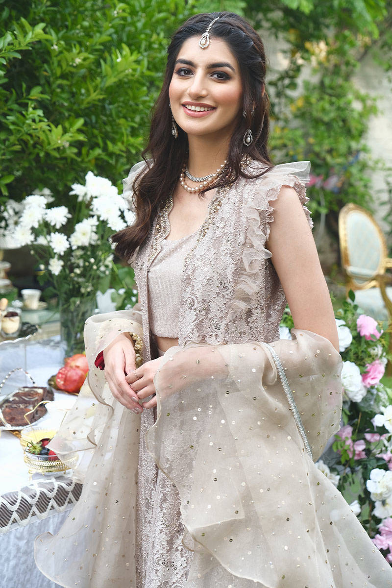 Picture of Champagne Lace Gown