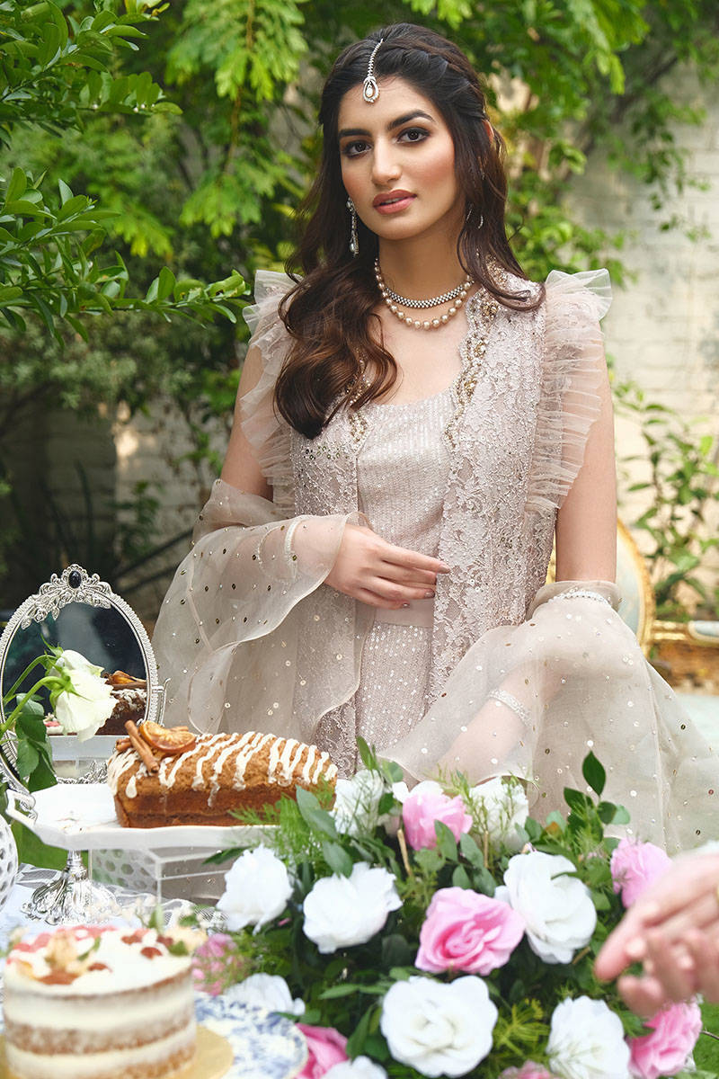 Picture of Champagne Lace Gown