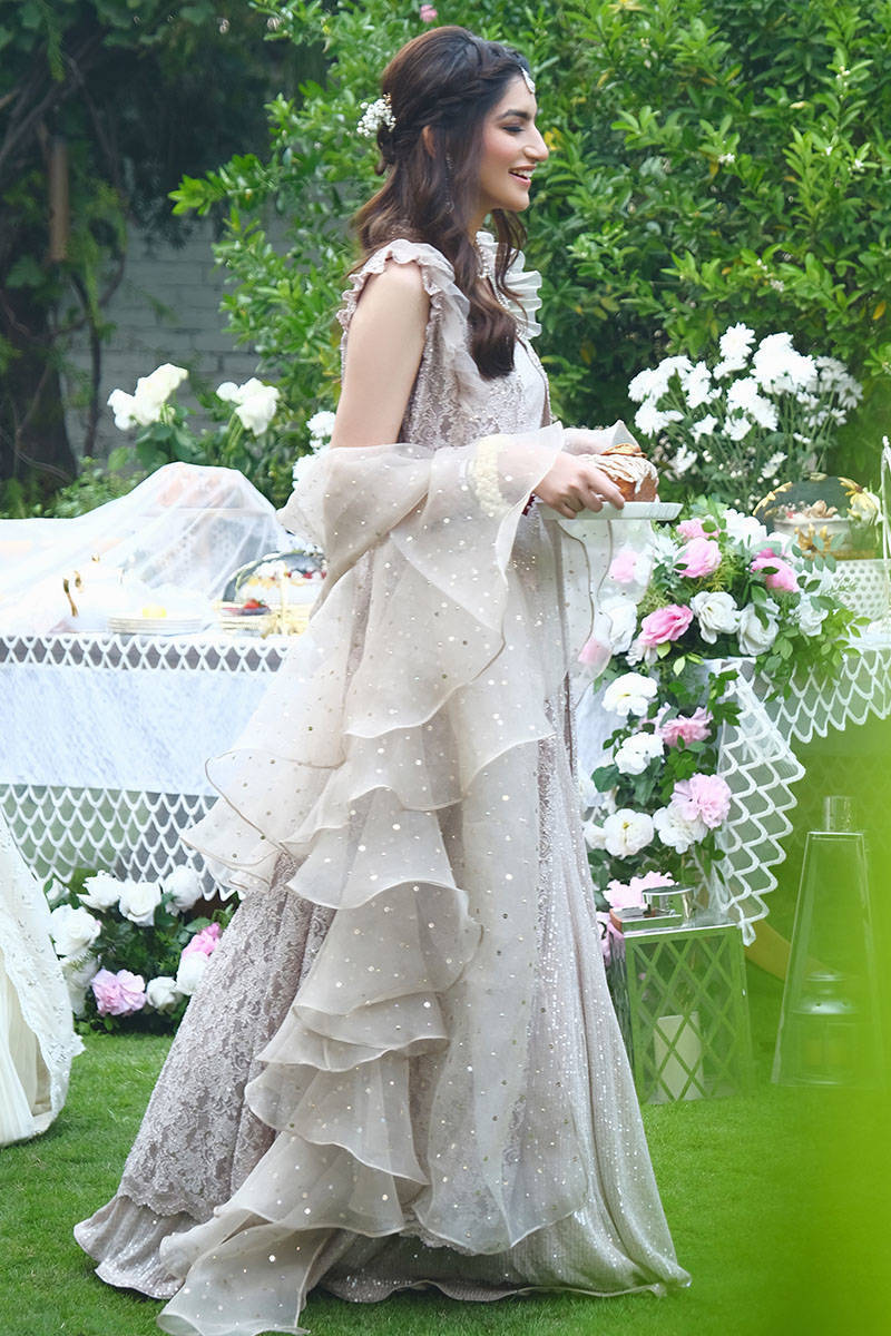 Picture of Champagne Lace Gown