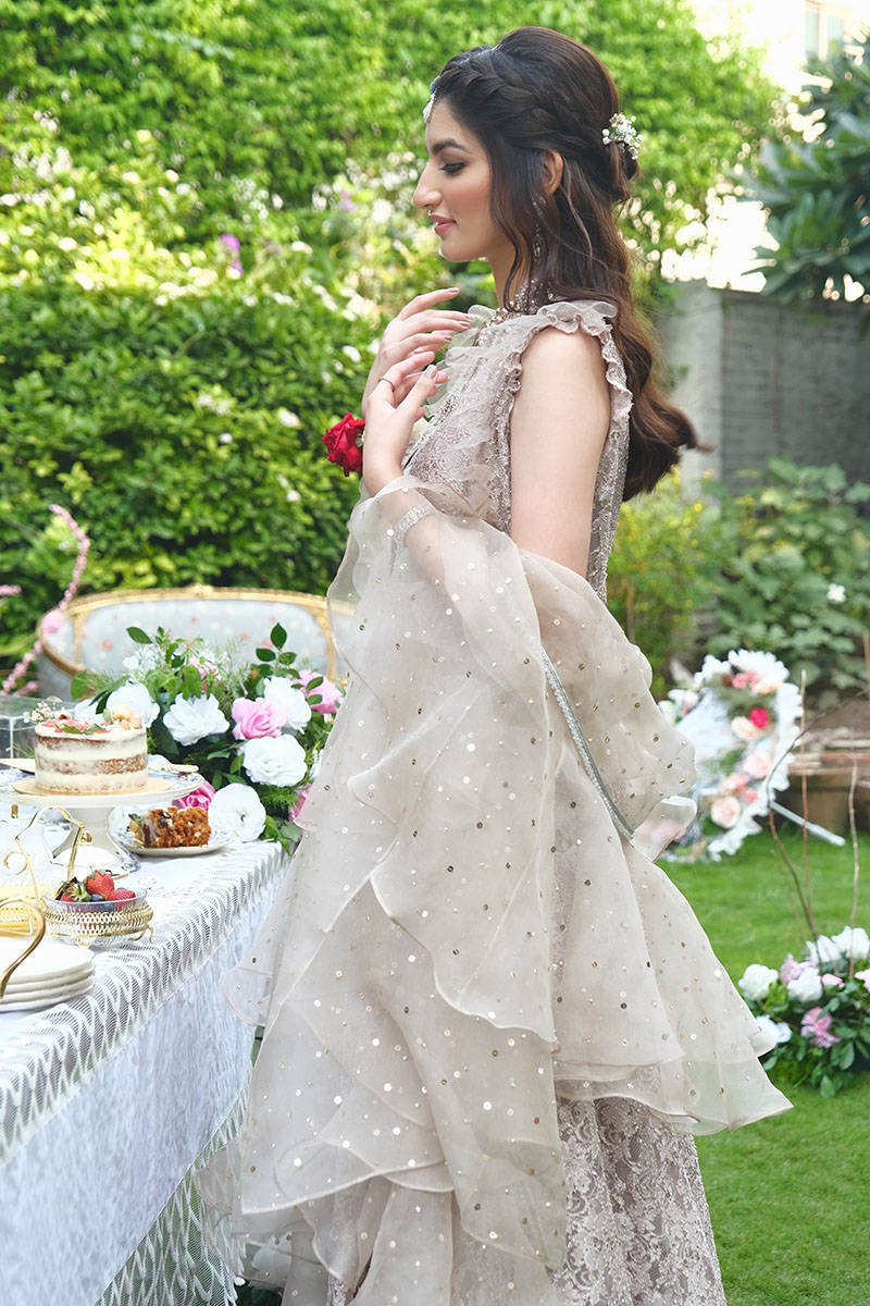 Picture of Champagne Lace Gown