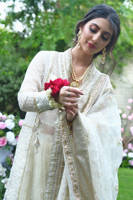 Picture of Lakhnavi Tassel Gown With Lehenga