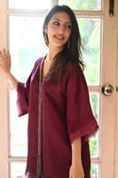 Picture of Burgundy  With Pants