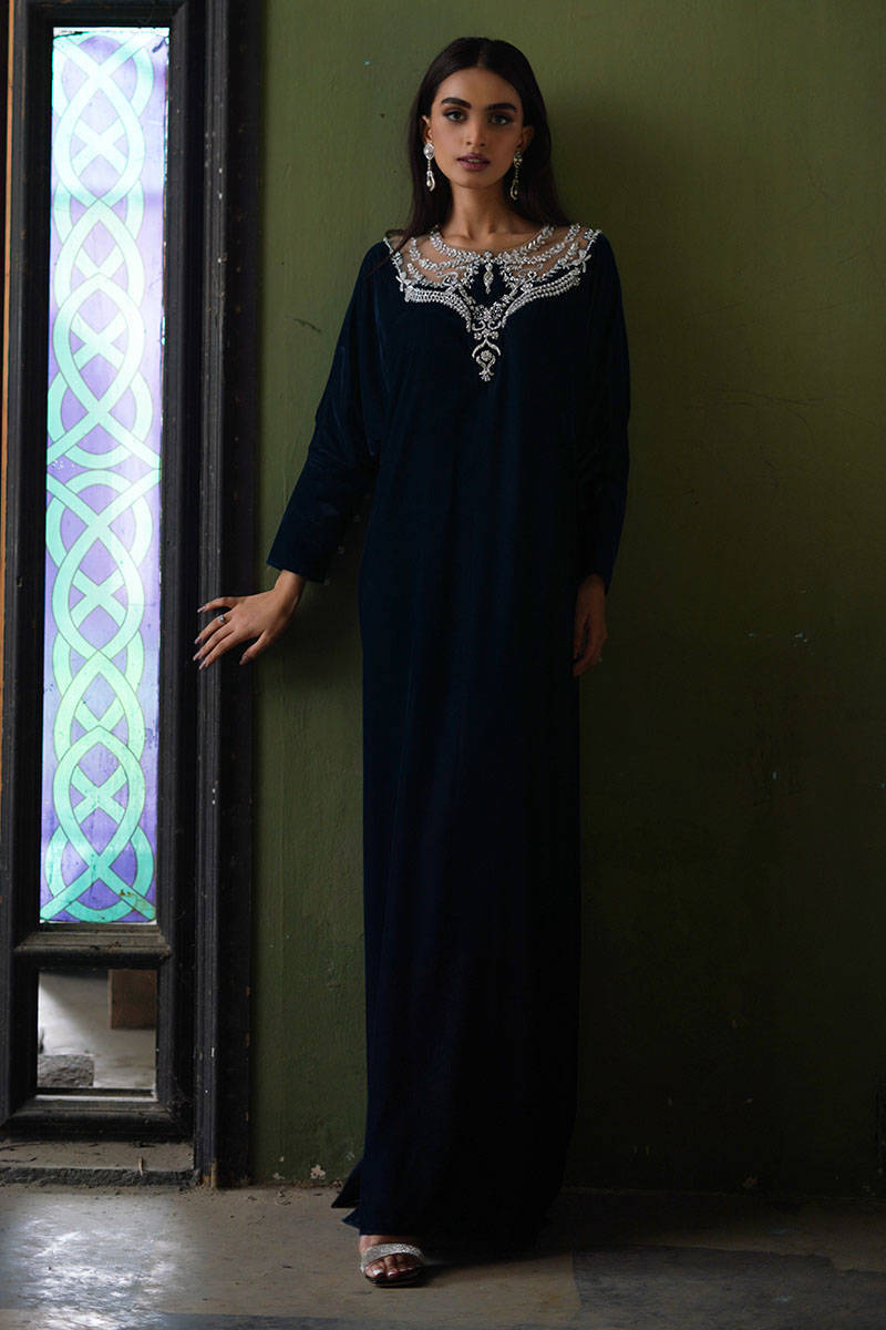 Picture of Diamontee Velvet Kaftan
