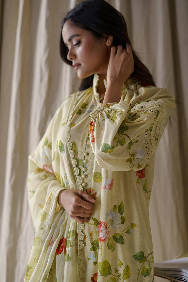 Picture of Reglan Rose Shirt with Pants and Dupatta