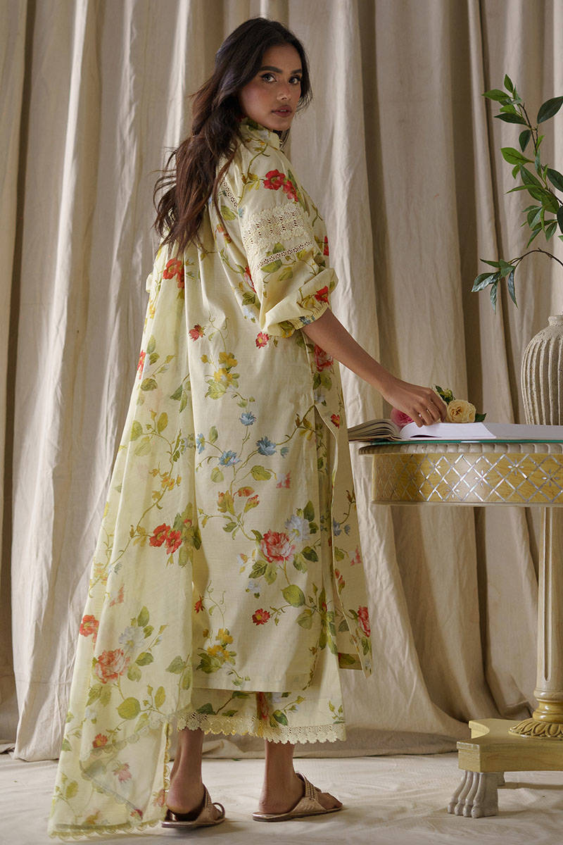 Picture of Reglan Rose Shirt with Pants and Dupatta