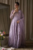 Picture of Lilac Lace Pishwas With Dupatta