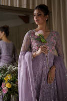 Picture of Lilac Lace Pishwas With Dupatta