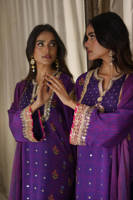 Picture of Purple Festive With Pants And Dupatta