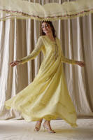 Picture of Lemon Rose Peshwas With Dupatta