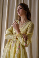 Picture of Lemon Rose Peshwas With Dupatta