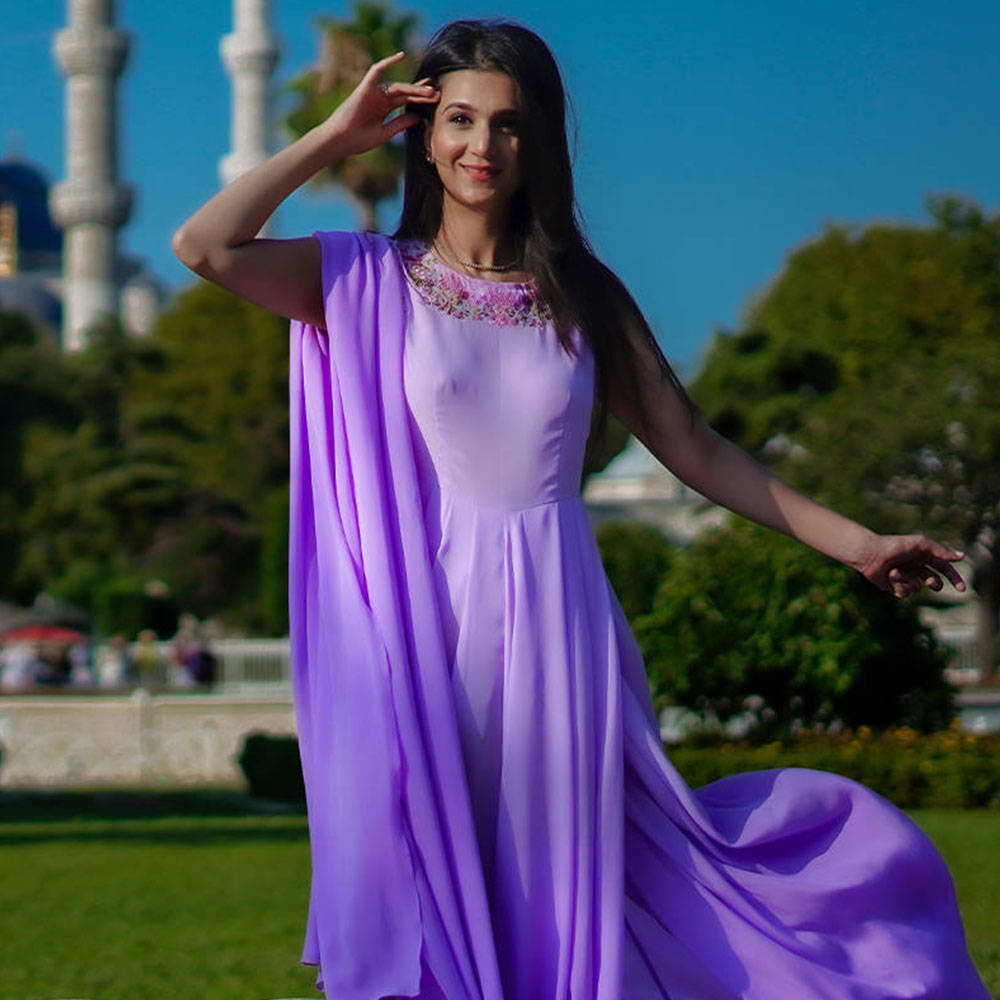Picture of Lavender Blossoming Lialc Gown