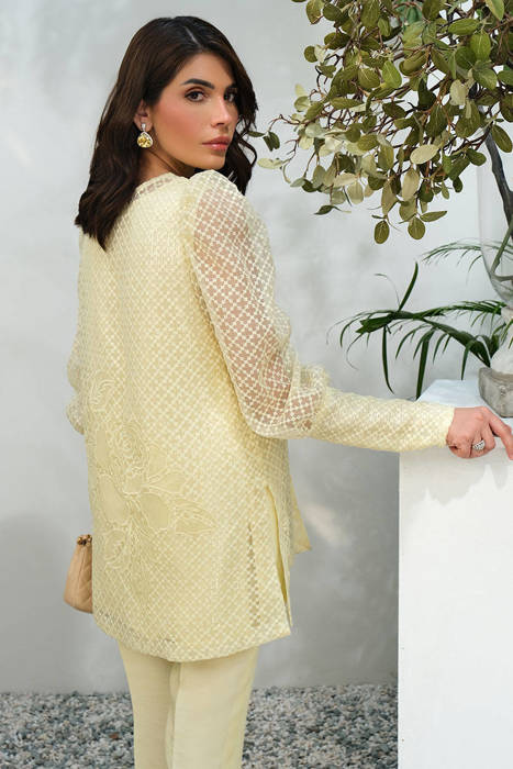Lemon Rose Jacket With Pants