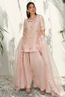 Picture of Pink Silk Floral With Pants