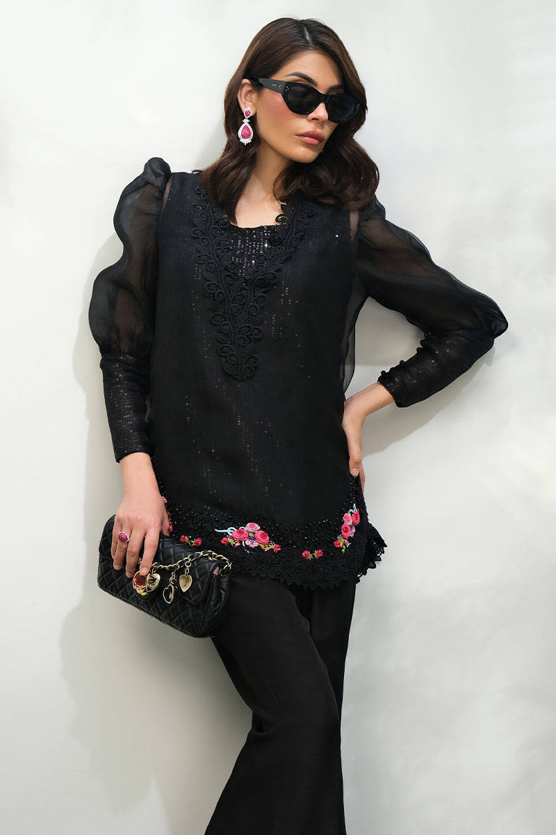 Picture of Black Sparkle Rose With Pants