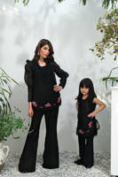 Picture of Black Sparkle Rose Kid