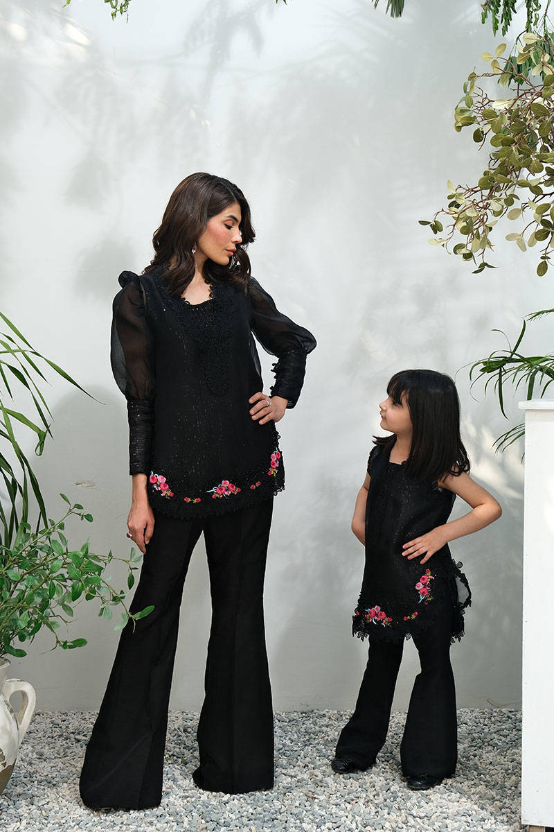 Picture of Black Sparkle Rose Kid